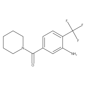 (3-Amino-4-trifluoromethylphenyl)-piperidin-1-yl-methanone Structure