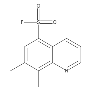 7,8-Dimethylquinoline-5-sulfonyl fluoride结构式