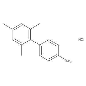 2',4',6'-Trimethyl-[1,1'-biphenyl]-4-amine hydrochloride结构式