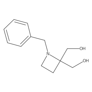 [1-Benzyl-2-(hydroxymethyl)azetidin-2-yl]methanol Structure