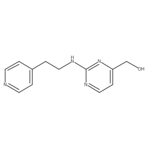 (2-{[2-(Pyridin-4-yl)ethyl]amino}pyrimidin-4-yl)methanol Structure