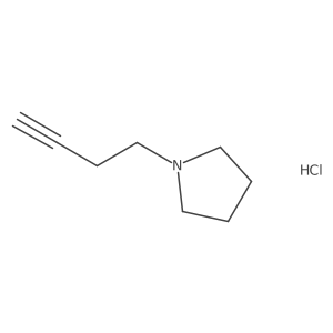1-(But-3-yn-1-yl)pyrrolidine HCl Structure