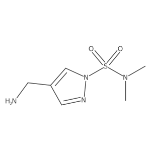 4-(aminomethyl)-N,N-dimethyl-1H-Pyrazole-1-sulfonamide Structure
