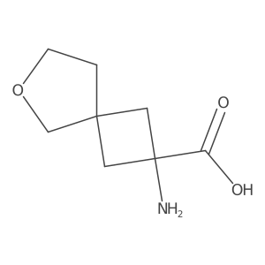 2-Amino-6-oxaspiro[3.4]octane-2-carboxylic acid结构式