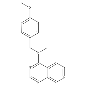 N-[(4-methoxyphenyl)methyl]-N-methylpyrido[3,4-d]pyrimidin-4-amine结构式