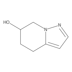 4H,5H,6H,7H-pyrazolo[1,5-a]pyridin-6-ol结构式