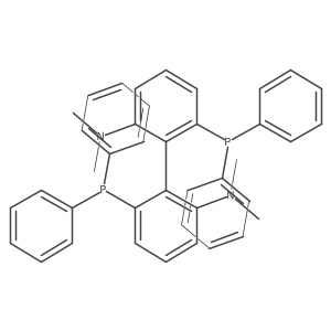(1R)-6,6'-Bis(diphenylphosphino)-N2,N2,N2',N2'-tetramethyl-[1,1'-biphenyl]-2,2'-diamine结构式
