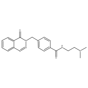 N-[2-(dimethylamino)ethyl]-4-[(4-oxo-3,4-dihydro-1,2,3-benzotriazin-3-yl)methyl]benzamide结构式