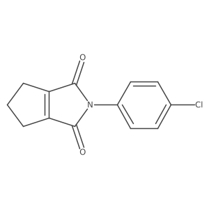 2-(4-Chlorophenyl)-5,6-dihydrocyclopenta[c]pyrrole-1,3(2H,4H)-dione结构式