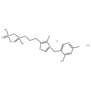 Cocarboxylase hydrochloride monohydrate结构式