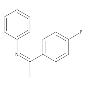 N-[1-(4-Fluorophenyl)ethylidene]benzenamine Structure