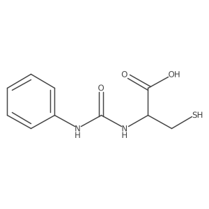 N-(Phenylcarbamoyl)-D-cysteine Structure