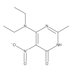 6-(Diethylamino)-2-methyl-5-nitro-4(3H)-pyrimidinone Structure