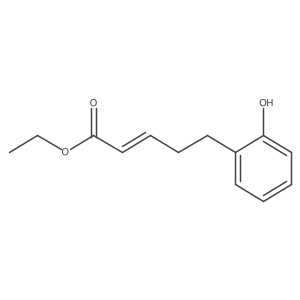 Ethyl (2E)-5-(2-hydroxyphenyl)-2-pentenoate Structure