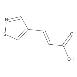 (2e)-3-(1,2-Thiazol-4-yl)prop-2-enoic acid结构式