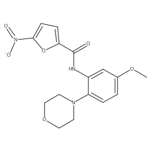 5-nitro-N-[5-methoxy-2-(4-morpholinyl)phenyl]-2-furamide Structure