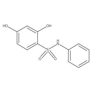 2,4-dihydroxy-N-phenylbenzenesulfonamide结构式