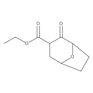 Ethyl 2-oxo-8-oxabicyclo[3.2.1]octane-3-carboxylate结构式