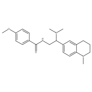 N-(2-(dimethylamino)-2-(1-methyl-1,2,3,4-tetrahydroquinolin-6-yl)ethyl)-4-methoxybenzamide结构式