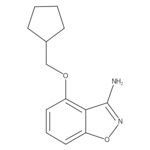4-(cyclopentylmethoxy)-1,2-benzoxazol-3-amine Structure