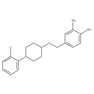4-[2-[4-(2-Chlorophenyl)-1-piperazinyl]ethyl]-1,2-benzenediamine Structure