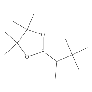 4,4,5,5-tetramethyl-2-(1,2,2-trimethylpropyl)-1,3,2-dioxaborolane Structure