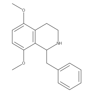 1-Benzyl-5,8-dimethoxy-1,2,3,4-tetrahydro-isoquinoline Structure