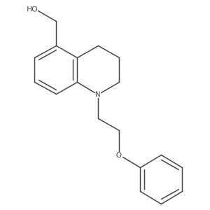[1-(2-phenoxyethyl)-3,4-dihydro-2H-quinolin-5-yl]methanol Structure
