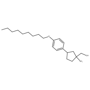 (1R,3R)-1-Amino-3-[4-(nonyloxy)phenyl]cyclopentanemethanol Structure