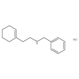 N-benzyl-2-(1-cyclohexen-1-yl)ethanamine hydrochloride Structure