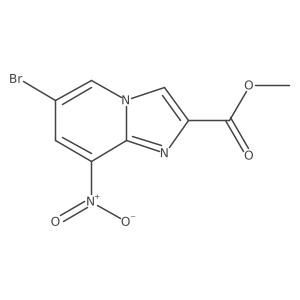 Methyl 6-bromo-8-nitroimidazo[1,2-a]pyridine-2-carboxylate Structure