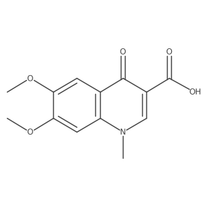 3-Quinolinecarboxylic acid, 1,4-dihydro-6,7-dimethoxy-1-methyl-4-oxo- Structure