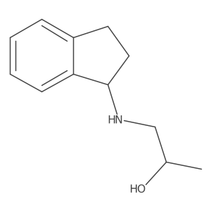 1-[(2,3-dihydro-1H-inden-1-yl)amino]propan-2-ol Structure