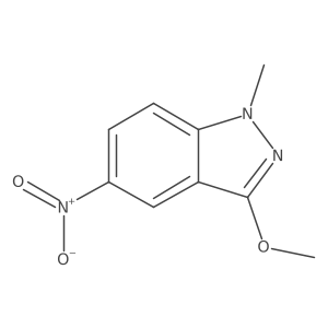 3-methoxy-1-methyl-5-nitro-1H-indazole Structure