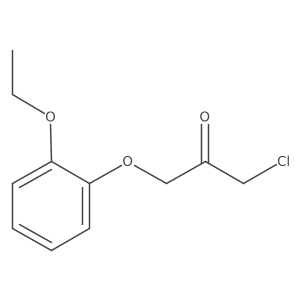 1-Chloro-3-(2-ethoxyphenoxy)-2-propanone Structure
