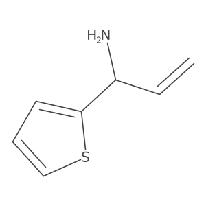 (R)-1-(Thiophen-2-yl)prop-2-en-1-amine Structure
