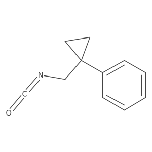 [1-(Isocyanatomethyl)cyclopropyl]benzene结构式