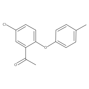 1-(2-(p-Tolyloxy)-5-chlorophenyl)ethanone Structure