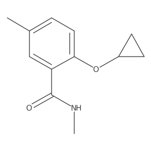2-Cyclopropoxy-N,5-dimethylbenzamide结构式