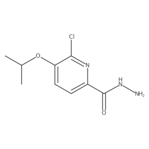 6-Chloro-5-isopropoxypicolinohydrazide结构式