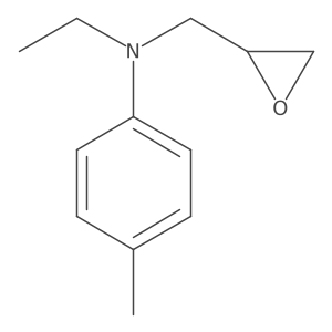 N-Ethyl-N-(4-methylphenyl)-2-oxiranemethanamine结构式
