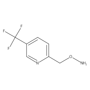 O-{[5-(trifluoromethyl)pyridin-2-yl]methyl}hydroxylamine Structure