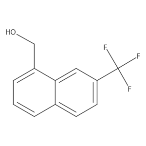 2-(Trifluoromethyl)naphthalene-8-methanol结构式