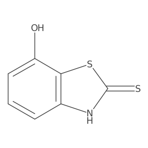 7-Hydroxybenzo[d]thiazole-2(3H)-thione结构式