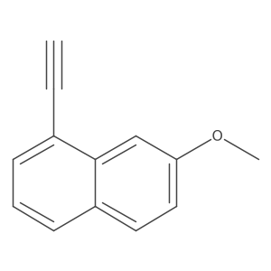 1-Ethynyl-7-methoxynaphthalene结构式