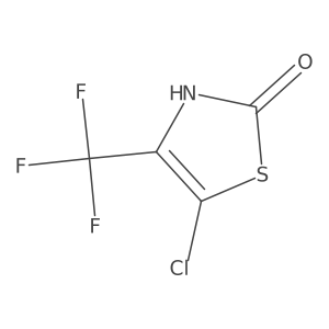 2(3H)-Thiazolone, 5-chloro-4-(trifluoromethyl)- Structure