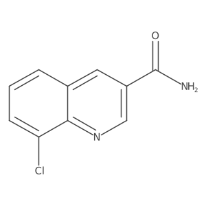 8-Chloroquinoline-3-carboxamide结构式