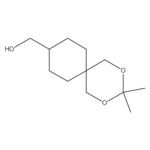 (3,3-Dimethyl-2,4-dioxaspiro[5.5]undecan-9-yl)methanol Structure