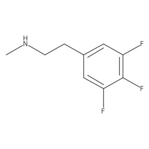 n-Methyl-2-(3,4,5-trifluorophenyl)ethan-1-amine Structure