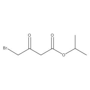 Isopropyl 4-bromo-3-oxobutanoate结构式